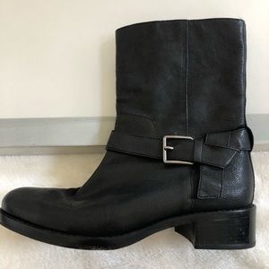 Cole Haan Ankle Boots Black Leather